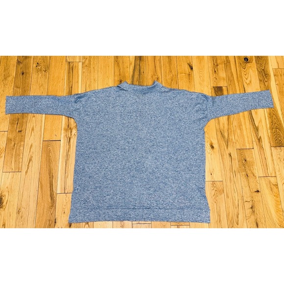 Tuckernuck Clayton Womens Blue Size XL/XXL Knit‎ Linen Blend Casual Blouse - Picture 4 of 8